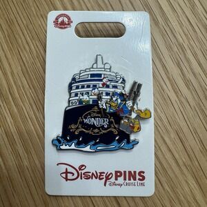 Disney Cruise Line Pin Wonder Donald Duck Slider Stern DCL